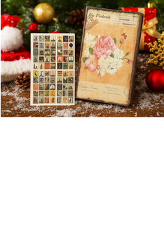 Free Hand-Painted London, Paris or Italy  Sticker & Journal