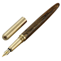African Rosewood Brass Vintage Fountain Pen