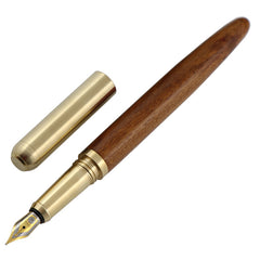 African Rosewood Brass Vintage Fountain Pen