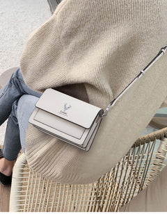 French Cowhide Elegant Leather Bag
