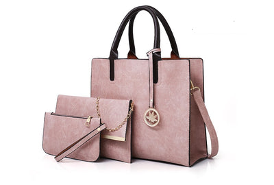 3 Piece Vegan Leather Bag