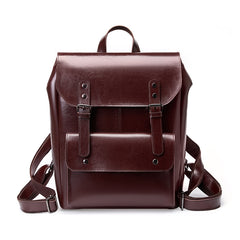 Classic Everyday Leather Backpack