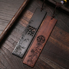 Mahogany Ebony Hollow Nanmu Bookmark Set