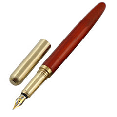 African Rosewood Brass Vintage Fountain Pen