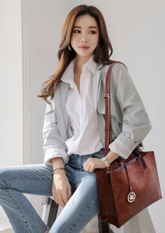 3 Piece Vegan Leather Bag