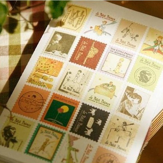 Hand Painted Paris, London and Italy Stamp Stickers