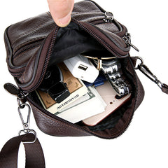 Men's Genuine Leather Shoulder Bag