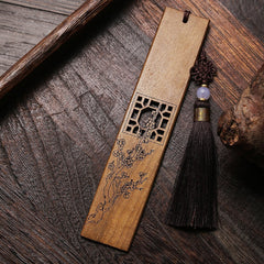 Mahogany Ebony Hollow Nanmu Bookmark Set