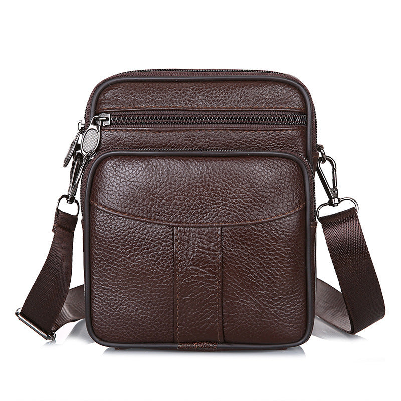 Men's Genuine Leather Shoulder Bag
